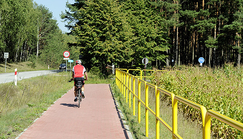 Swornegacie - wyznaczona trasa rowerowa