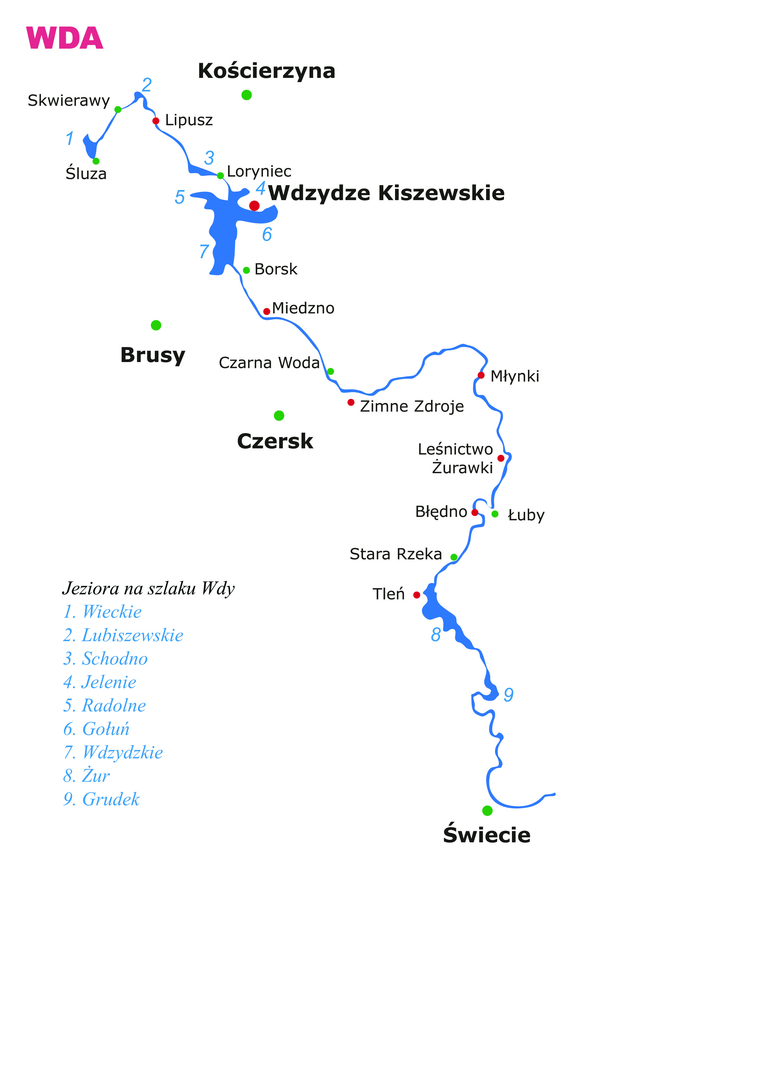 Jaka Rzeka Przepływa Przez Kijów Szlaki spływów kajakowych w Swornegaciach